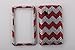 Bling Crystal Diamond Rhinestone Hard Cover Case For LG 840G - Red Zig Zag