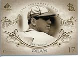 2005 Upper Deck SP Legendary Cuts Baseball Card #17 Dizzy Dean St. Louis Cardinals