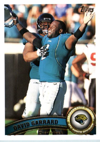 2011 Topps Football Card # 88 David Garrard - Jacksonville Jaguars - NFL Trading Card in a Protective Case!