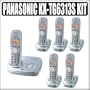 Panasonic KX-TG6313S DECT 6.0 Expandable Telephone System With 3 Handsets + 3 Additional Handsets Total Of 6 - Panasonic AKXTG6313SK1