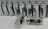 14mm x 1.50 Chrome Long, Bulge Acorn Lug Nuts, 13/16