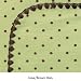 Baby : SwaddleDesigns Ultimate Receiving Blanket - Lime with Brown Dots