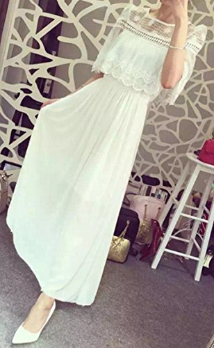 fowmalheart アンティーク ボレロ 風 エレガント シフォン レトロ テイスト マキシ ワンピース ブラック ホワイト レディース フロイライン ドレス