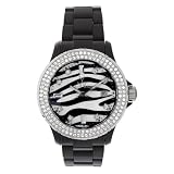 Toy Watch Womens TZ52001-BK Zebra Diamond Collection Watch