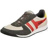 Gola Mens Inter Trainer C Gry/Red/Charc CMA472 7 UK