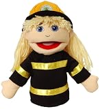 Pretend Play Puppetry Fire Fighter Hand Puppet Firefighter