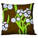 100% Thai Silk Decorative Pillow - Cotton Tree Avocado (18 x 18