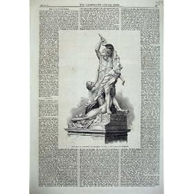 1868 Statue Rape Polyxena Professor Pio Fedi Florence