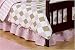 Pink and Brown Bed Skirt for Argyle Crib and Toddler Set by JoJo Designs