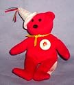 Plush TY Bear ~ Red