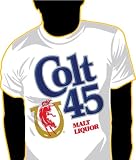 What's on Tap - COLT 45 HORSESHOE T-shirt - White