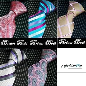 Brand New Designer B. Boss Five Silk Mens Necktie for Working Days Use 004
