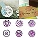ONOR-Tech 40 Pcs Lovely Girl Wooden Rubber Stamp /DIY Diary Stamp Set
