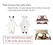 Babytree]Winter Baby Animal Fleece Jacket/Coat/Siamese Romper H7501White70 (0-6M)