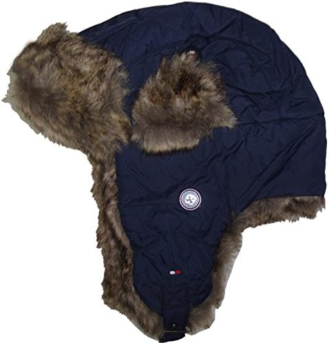 Tommy Hilfiger Men's Trapper Hat with Logo Navy