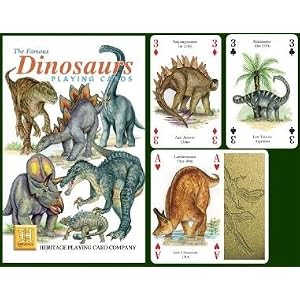 Dinosaurs Playing Cards