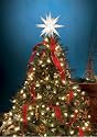 NEW 12" LIGHTED MORAVIAN STAR TREE TOPPER CHRISTMAS TREE DECORATION
