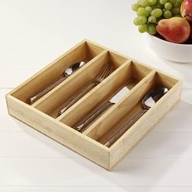 ProCook Wooden Cutlery Tray Small