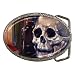 Limited Edition Violano Belt Buckle Goth Skull