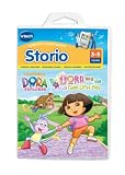 Vtech - Livre Jeu Storio - Dora l'Exploratrice - Dora et les 3 Petits Cochons (Version Anglaise)