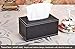 Figella Leather Facial Tissue Box Cover Napkin Holder Case Container for Home Office Living Room Desktop Table Car CFXZJH-1 …