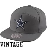 Dallas Cowboys Hats : Mitchell & Ness Dallas Cowboys Throwback Horizontal Panel Snapback Hat - Silver