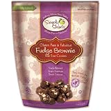 Simply Shari's Gluten Free Fudge Brownie Bites, 6.5-Ounce Pouches (Pack of 6)