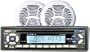 ASA Electronics CPM405 AM/FM/CD Marine Jensen Stereo Package with Speaker