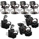 Cambridge Collection featuring Four (4) Styling Chairs, Two (2) Dryer Units & Two (2) Shampoo Units from SalonSmart (SHIPS FREE!)
