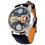 NEW BLINGAGE Mens AUTOMATIC TRIPLE TIME ZONE WATCH WITH MULTI FUNCTION SUB DIALS by Blingage