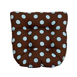 3411 and 3478 Chair Cushion Chocolate Polka Dots
