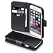 iPhone 6S Case, Terrapin [GENUINE LEATHER] iPhone 6S Case Executive [Black] Premium Wallet Case with Card Slots & Bill Compartment Case for iPhone 6 / 6S - Black