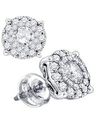 Diamond Earring 2.00ctw-dia jadore fashion earrings 14KT White Gold
