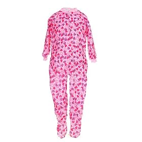Whiz Girls Baby Girls Sleepwear Monkey Blanket Footed Pajamas 6M-24M