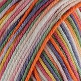 Peaches & Creme Variegated Worsted Cotton Yarn (205) Gumdrop By The Each