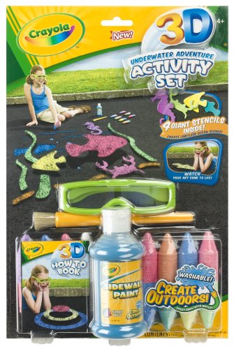 Childrens Toyshop  Toys : Crayola 3-D Activity Kit Underwater Adventure