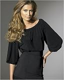 Shape fx Waist-whittling blouson top|