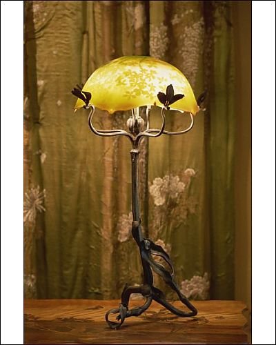 Photographic Prints of Art Nouveau lamp in the Musee de lEcole de Nancy, Nancy, Lorraine, France, from Robert Harding