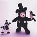 VHTF Walt Disney World Mohair Muffy Steamboat Willy Mickey Mouse Bear NIB