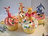 IMAGE OF Disney Winnie the Pooh and Friends Cake Topper Cupcake Decorations