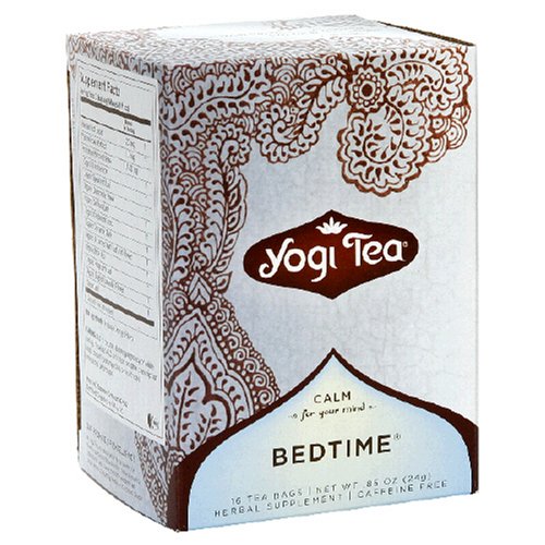 Yogi Tea Calm, Bedtime, Tea Bags, 16-Count Boxes (Pack of 6)