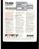 Borland Paradox Development Edition 4.5 for Windows on 3.5 floppy