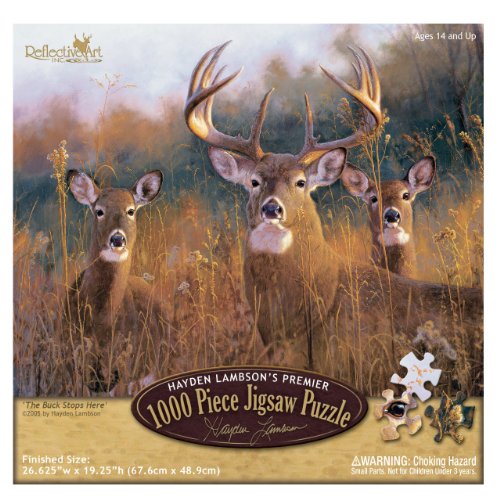 Reflective Art The Buck Stops Here Jigsaw Puzzle, 1000-Piece