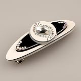 Luxe Blanc - Cubitas Morisot Collection (Hand-set Swarovski Crystals, Barrette)