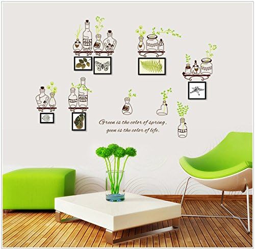 Geen is the Color of Life Romantic Living Room Laundry Today DIY Removable Art Vinyl Quote Wall Sticker Decal Mural Home Room Decor