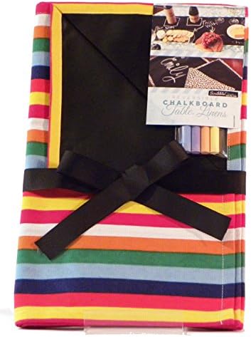 Reversible Chalkboard Table Runner (Multi Stripe)