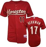 Lance Berkman Houston Astros Alternate Brick Authentic Onfield Cool Base Jersey