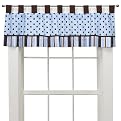 Trend Lab Blue/Brown Max Window Valance