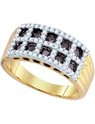 0.81CT COGNAC DIAMOND FASHION BAND