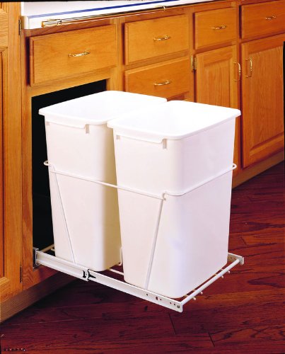 Rev-A-Shelf - RV-18PB-2 S - Double 35 Quart Pullout Waste Containers